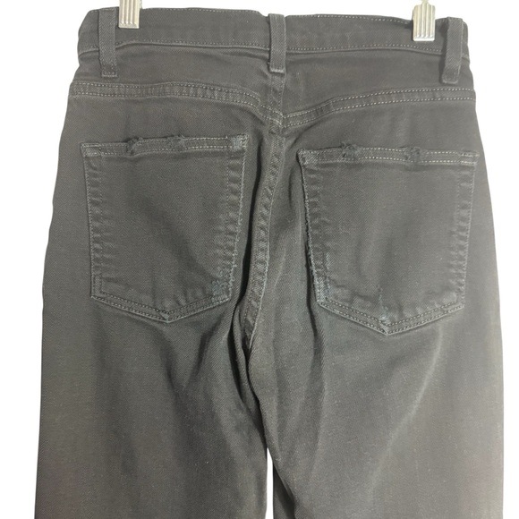 REFORMATION Ultra High Rise Tapered Skinny Jeans in Black Size 24 - Picture 5 of 8